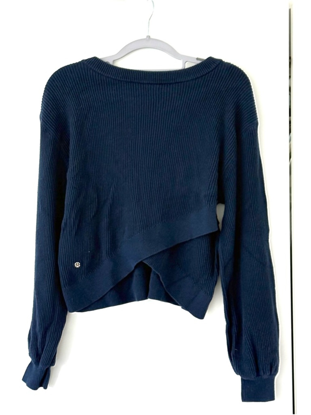 Lululemon Navy Reversible Crossover Sweater